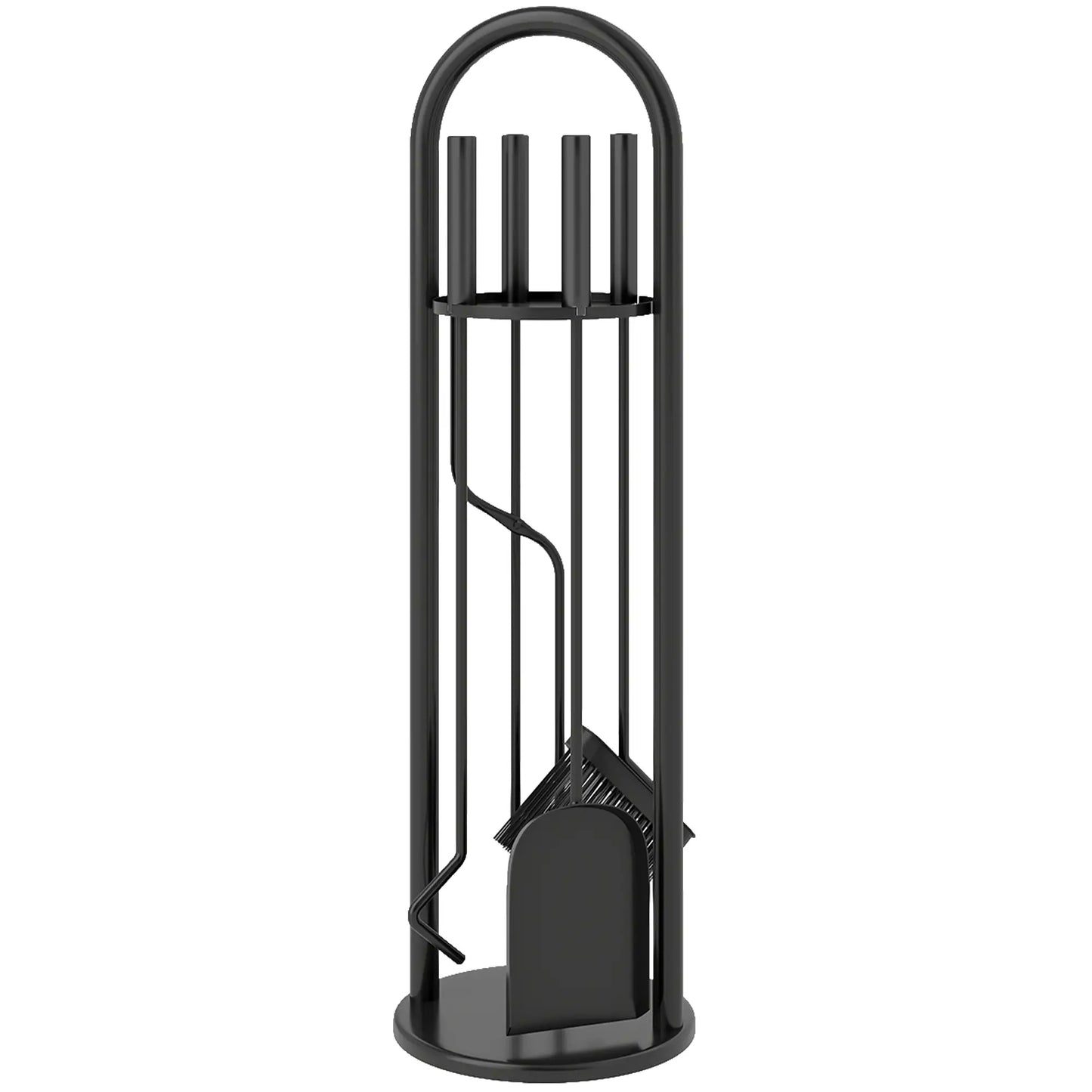 Fireplace Tools Set, 5 Pieces, Black Fireplaces & Accessories Black at Gallery Canada