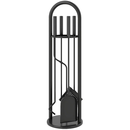 Fireplace Tools Set, 5 Pieces, Black Fireplaces & Accessories Black at Gallery Canada