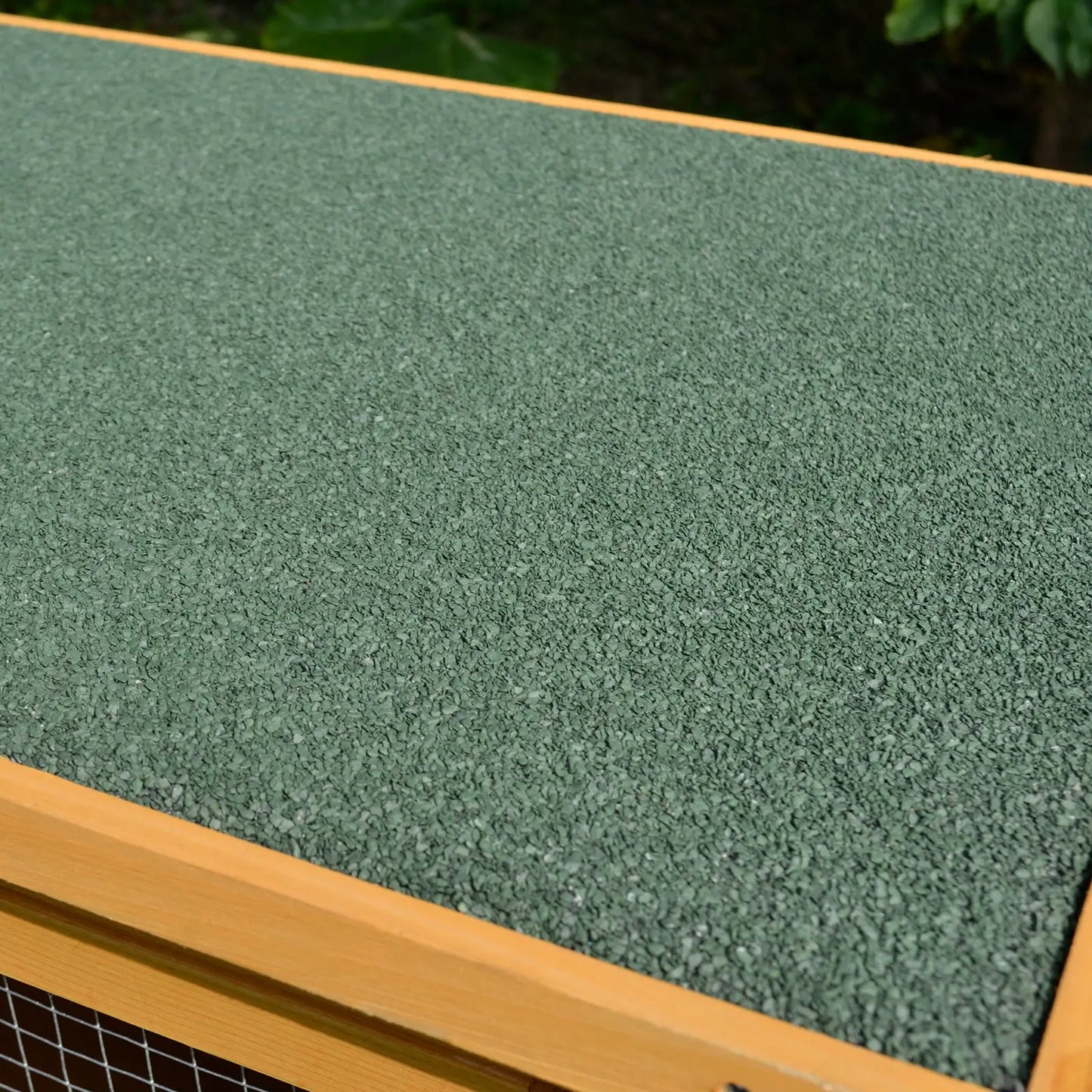 Wooden Rabbit Hutch, Indoor Outdoor Bunny Cage, Slide-Out Tray, Openable Roof Rabbit Hutch at Gallery Canada