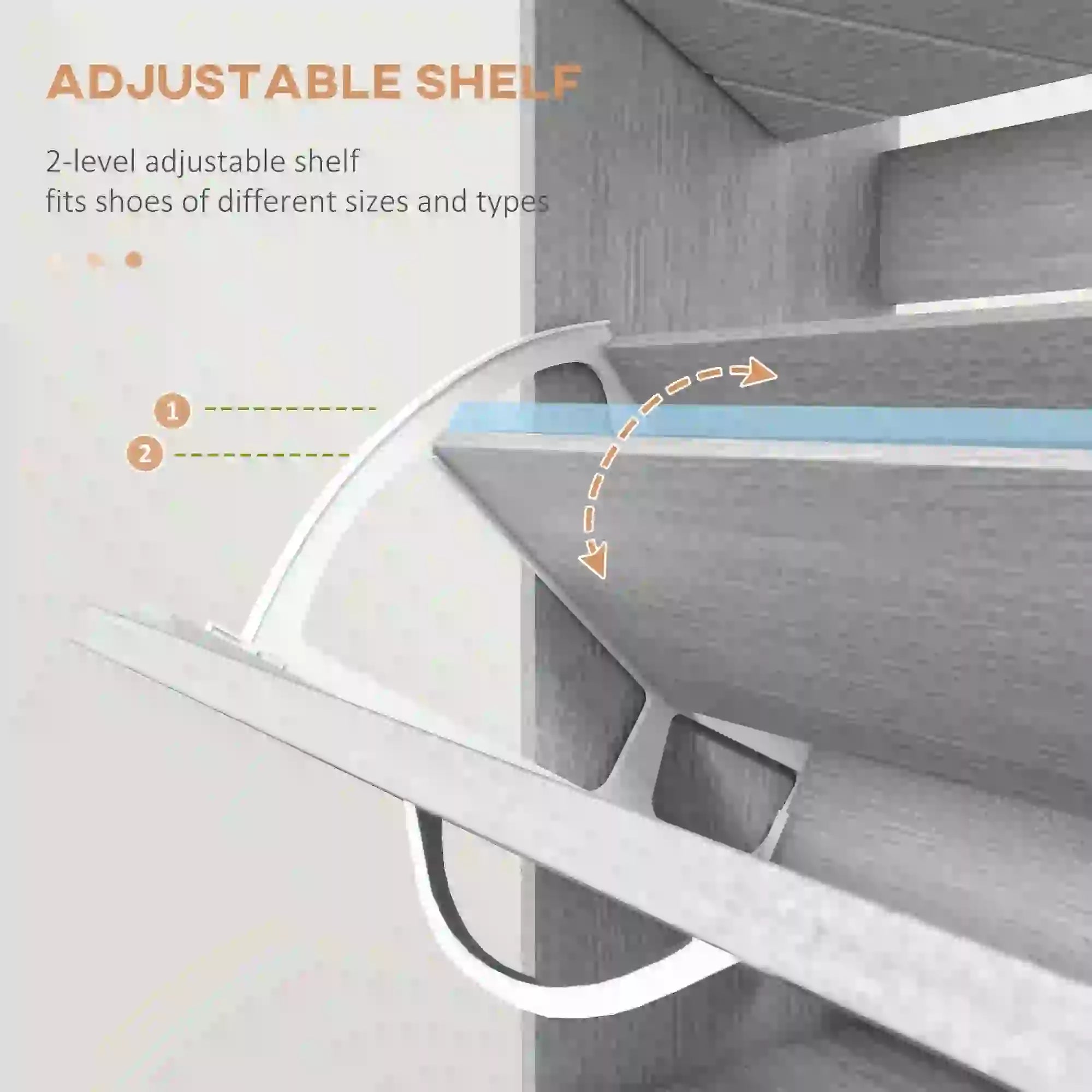 Shoe Storage Cabinet, 3 Flip Drawers, Slim 12 Pair Organizer Shoe Storage Cabinets & Racks at Gallery Canada