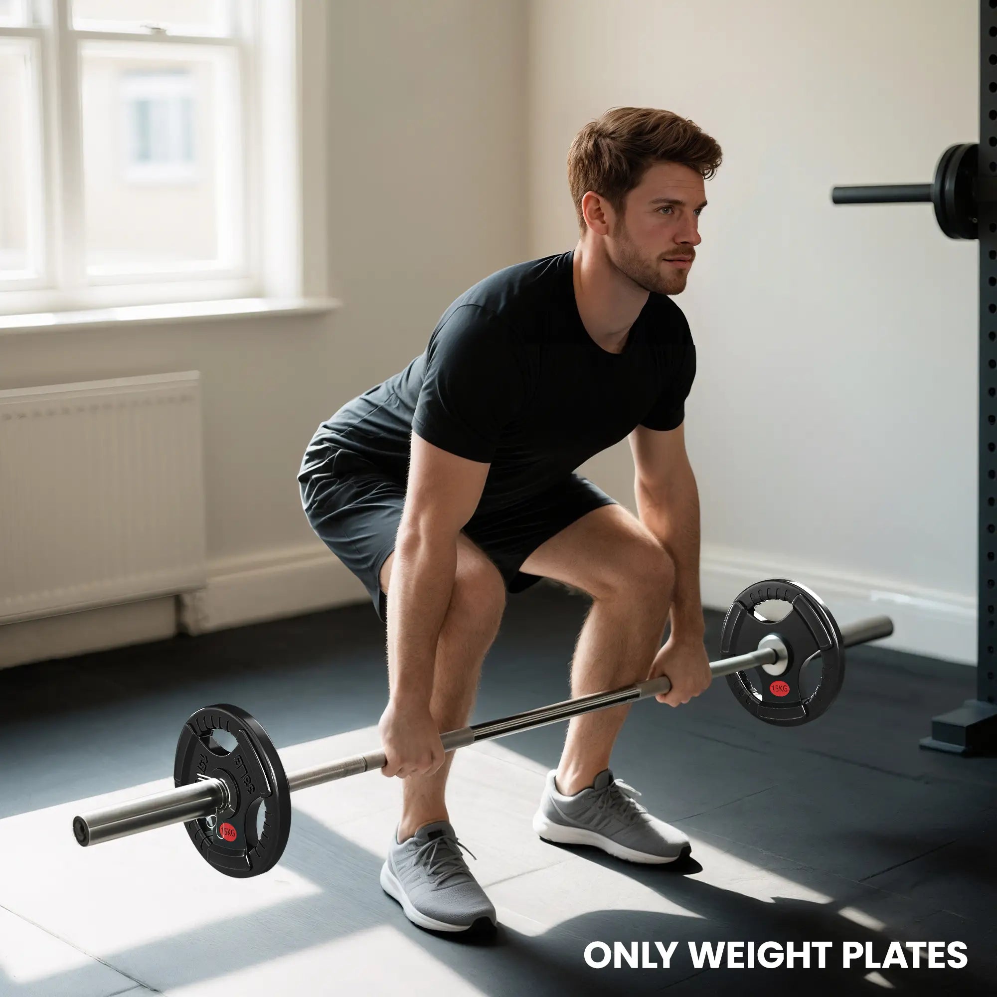 Weight Plates Set, 2-Inch Barbell Weights, 2 x 33lbs Dumbbells & Barbells at Gallery Canada