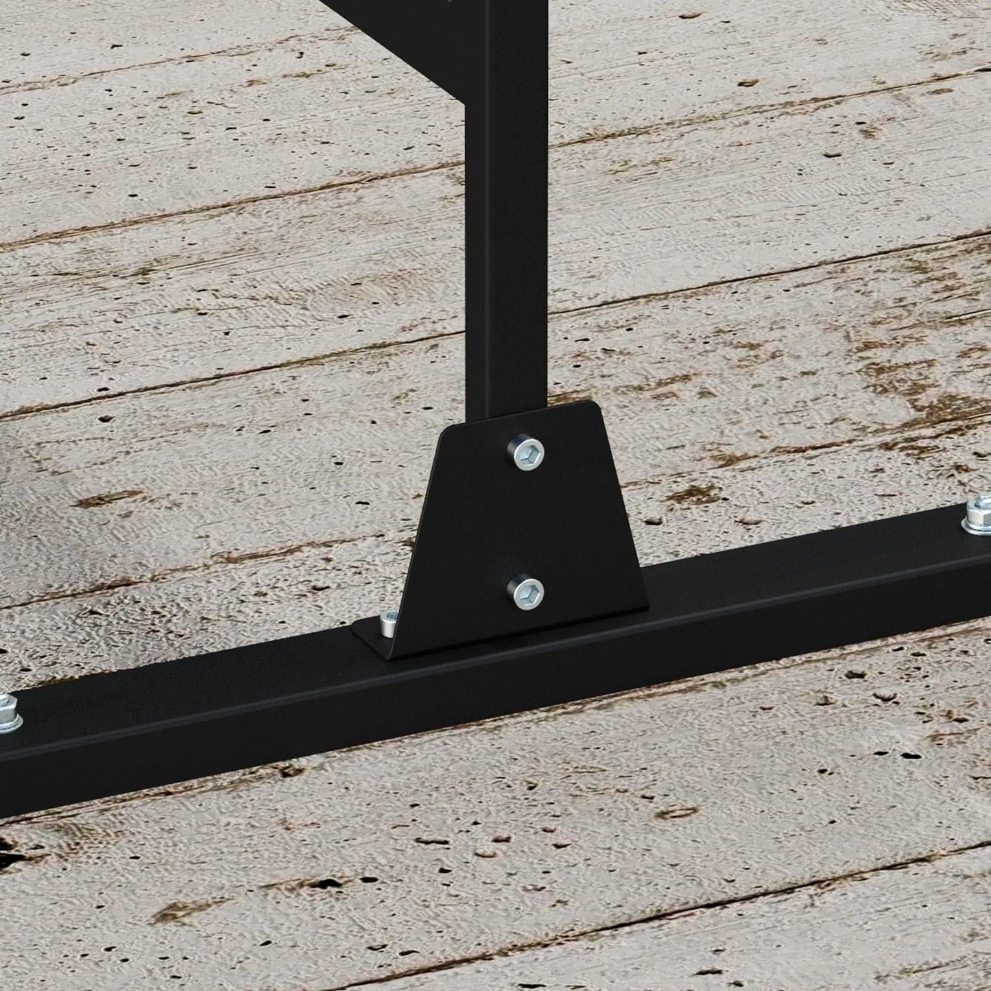 6.5FT Metal Privacy Screen, Large Leaf Style, Black Side Awnings at Gallery Canada