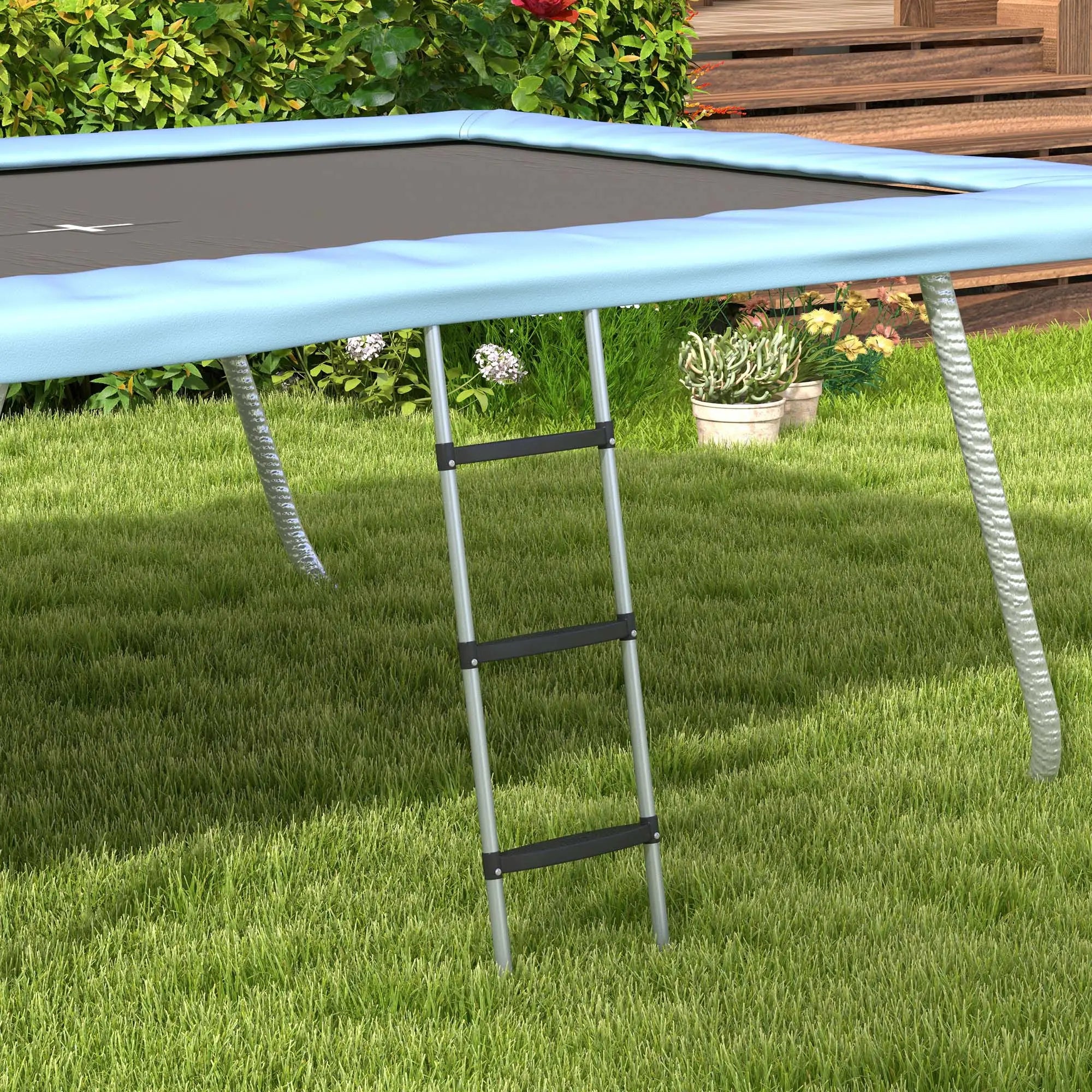 Steel Trampoline Ladder, 2/3 Steps, 43 Inch Length Trampolines at Gallery Canada