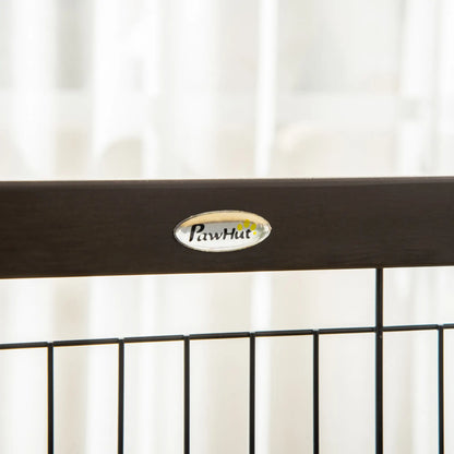 Wooden Dog Gate, 4 Panel, Foldable Pet Fence, For Small & Medium Dogs Houses, Kennels & Pens at Gallery Canada