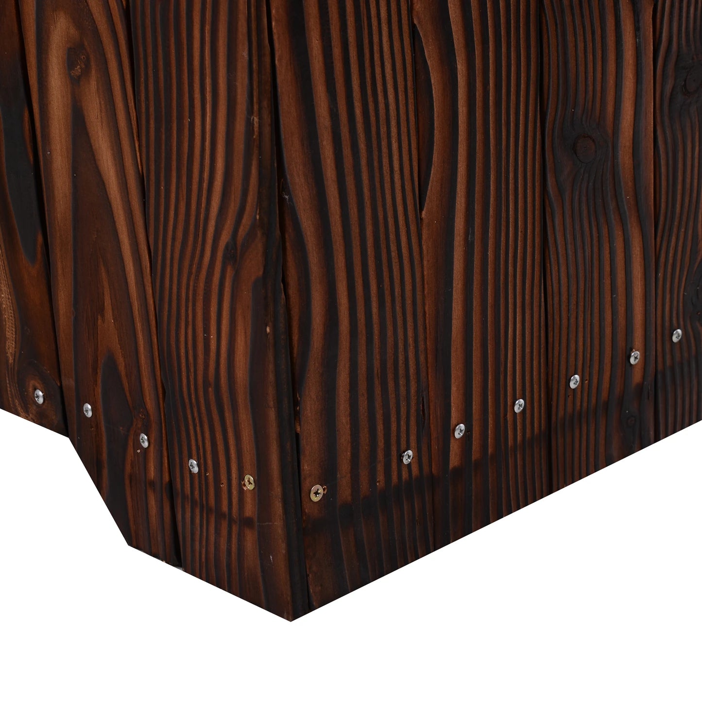 37.5"x15"x15.75" Raised Garden Bed, Wooden Planter for Outdoor Plants Wooden Planter Boxes at Gallery Canada