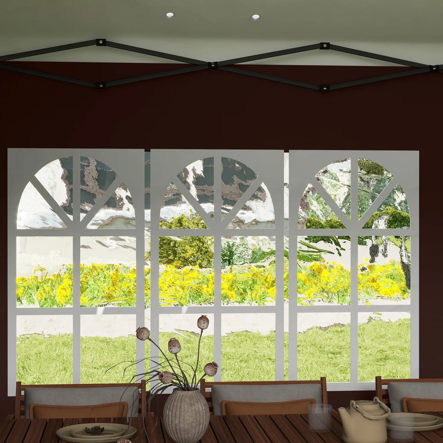 10' x 20' Pop Up Canopy Tent, Instant Shelter, Carrying Bag, Coffee Pop Up Canopies at Gallery Canada