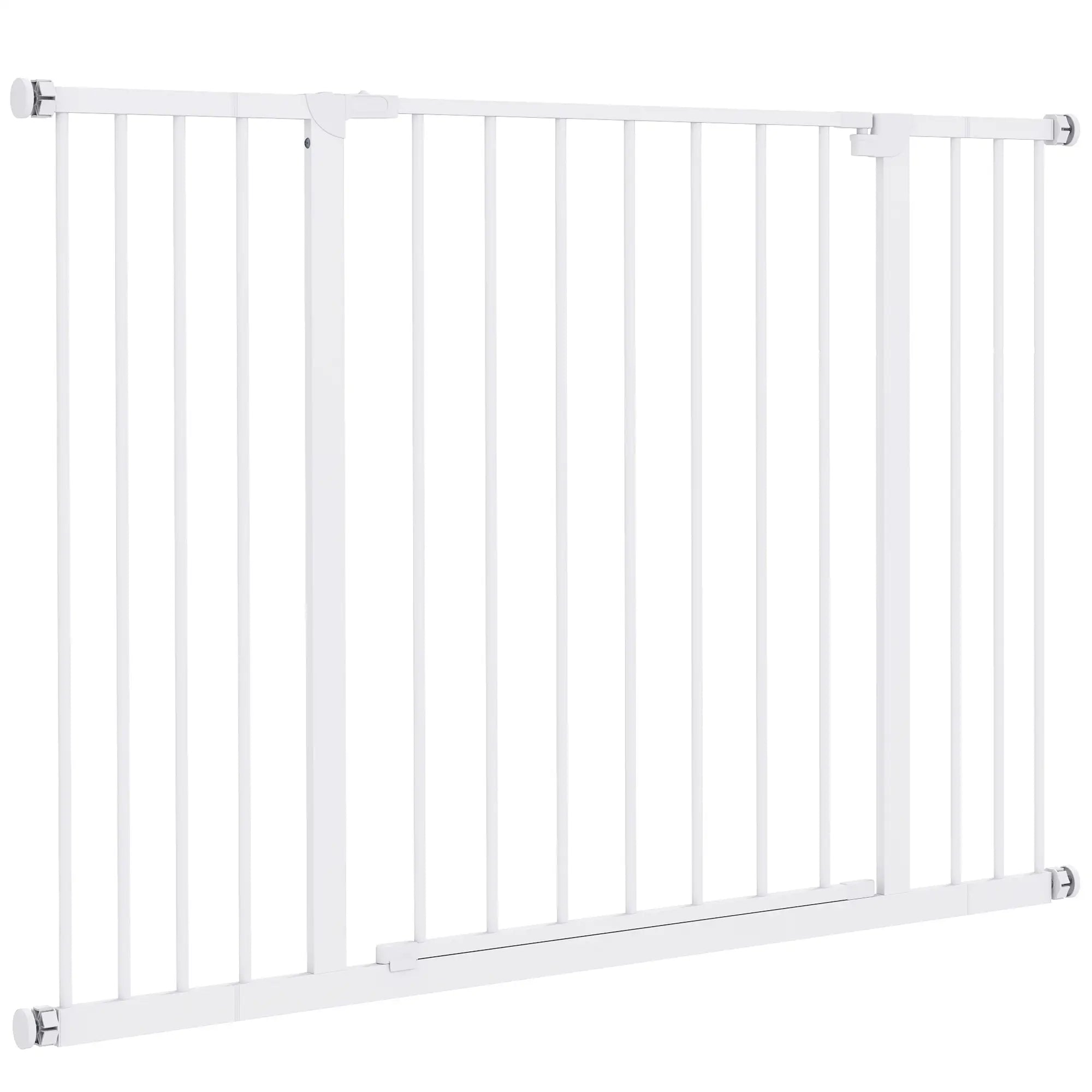 Pressure Fit Dog Gate, 29.9''-42.1'' Width, White Houses, Kennels & Pens at Gallery Canada
