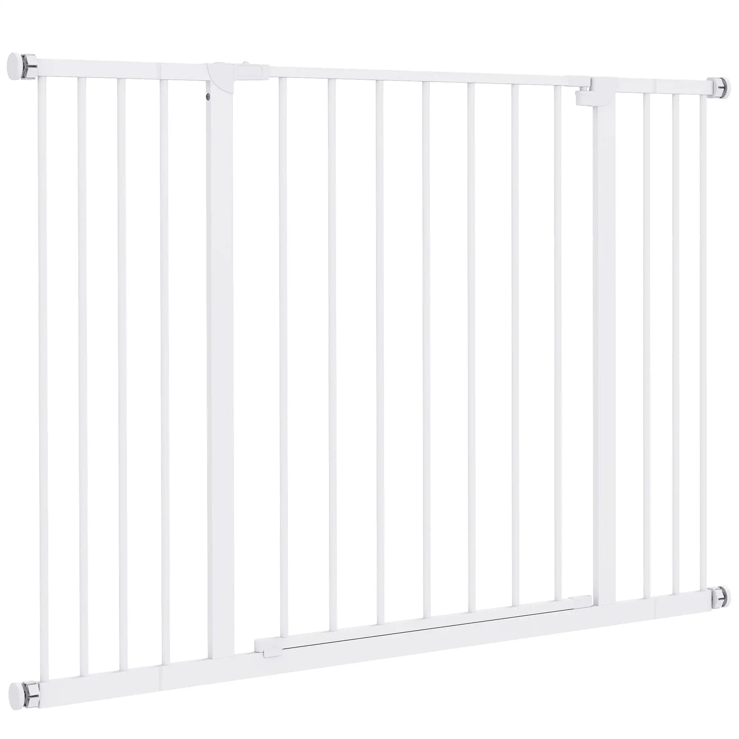 Pressure Fit Dog Gate, 29.9''-42.1'' Width, White Houses, Kennels & Pens at Gallery Canada