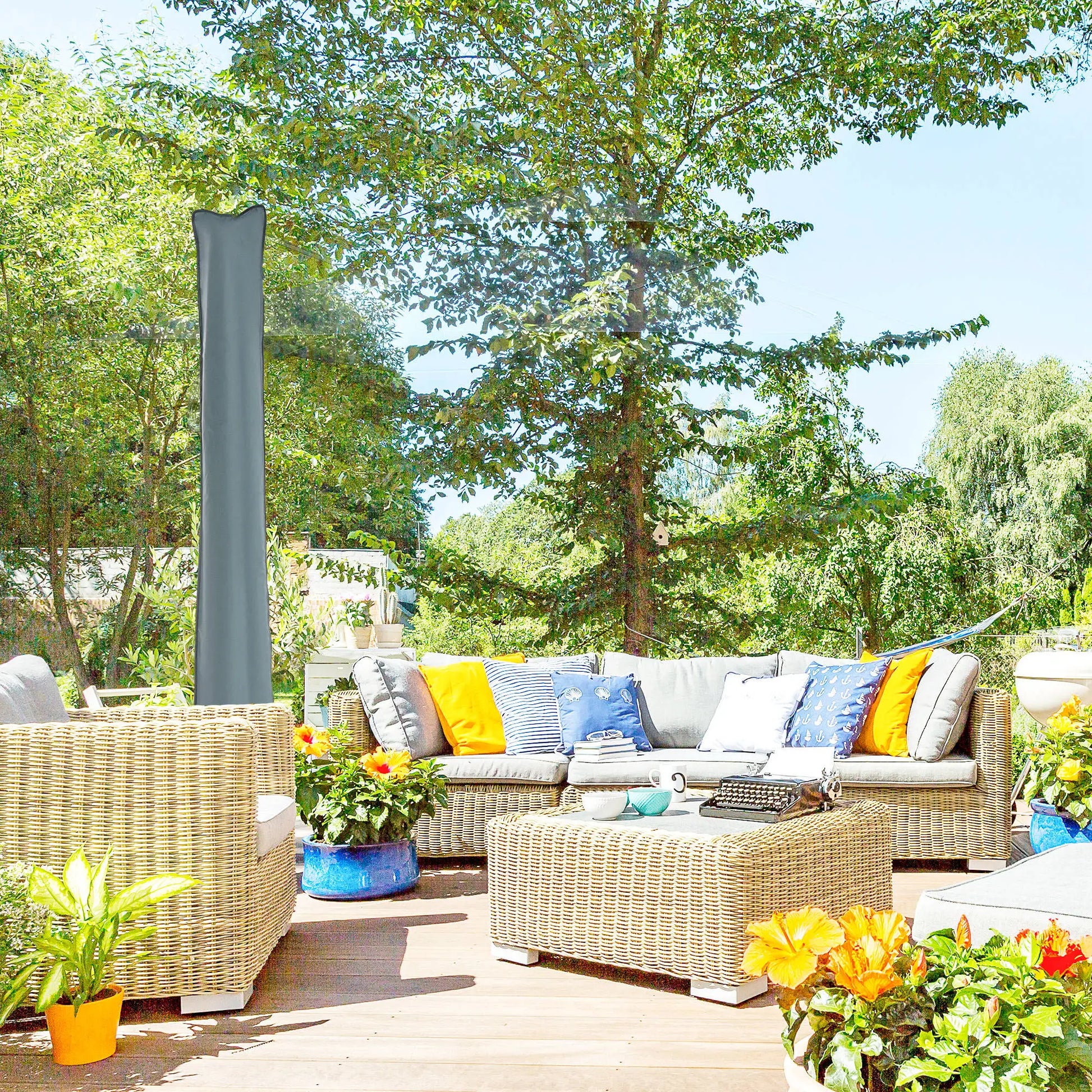 Parasol Cover, Patio Cantilever Cover, Banana Umbrella, Grey Umbrella Covers at Gallery Canada