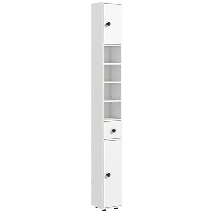 71" Tall Bathroom Storage Cabinet, Adjustable Shelves, 2 Door, White Bathroom Cabinets at Gallery Canada