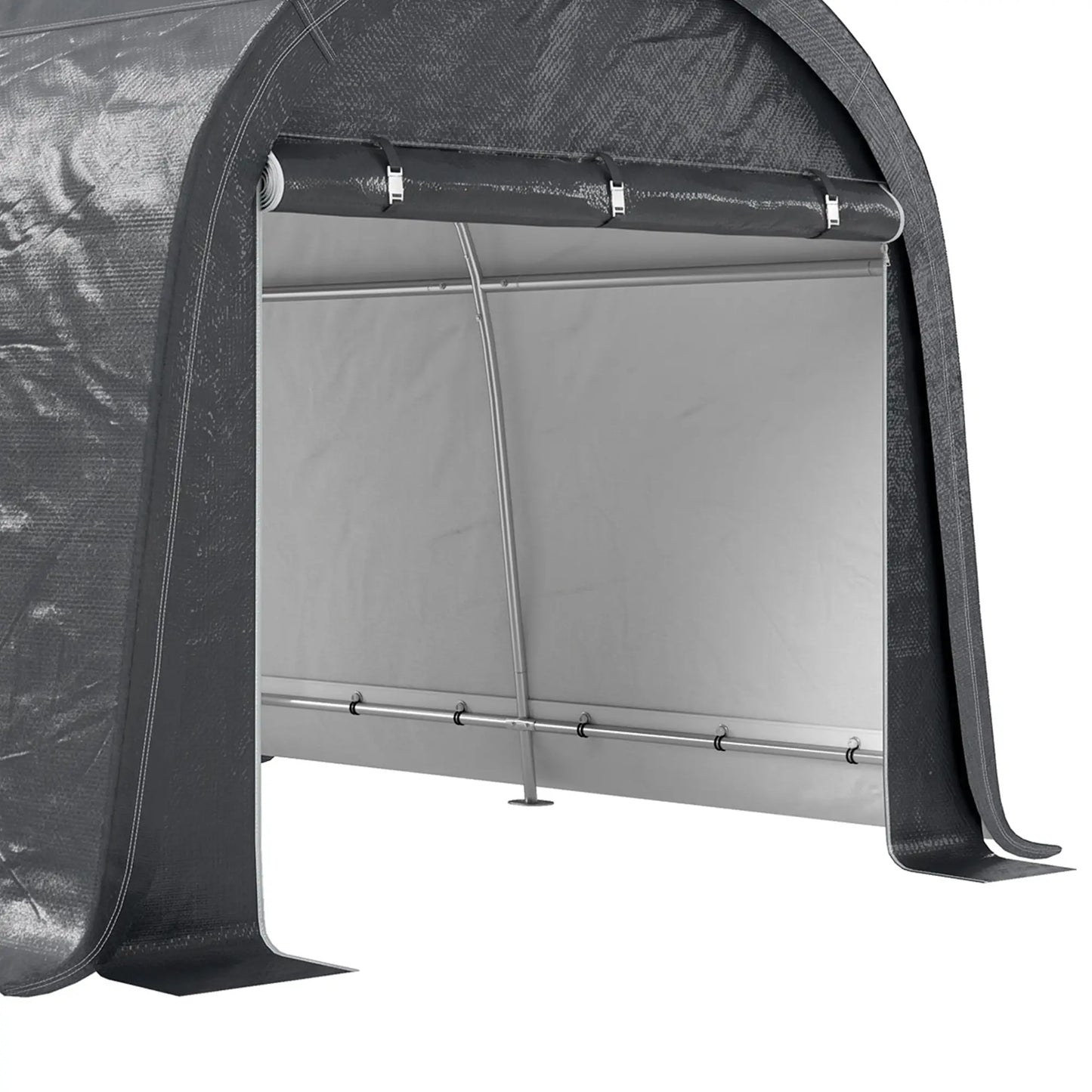 10' x 10' Outdoor Storage Tent, Heavy Duty Waterproof Shed for Bike, Motorcycle, Garden Tools Sheds at Gallery Canada