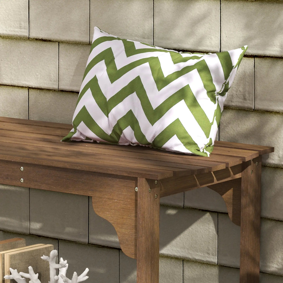 Wooden Garden Bench, Patio Double Park Bench, Teak Outdoor Benches at Gallery Canada