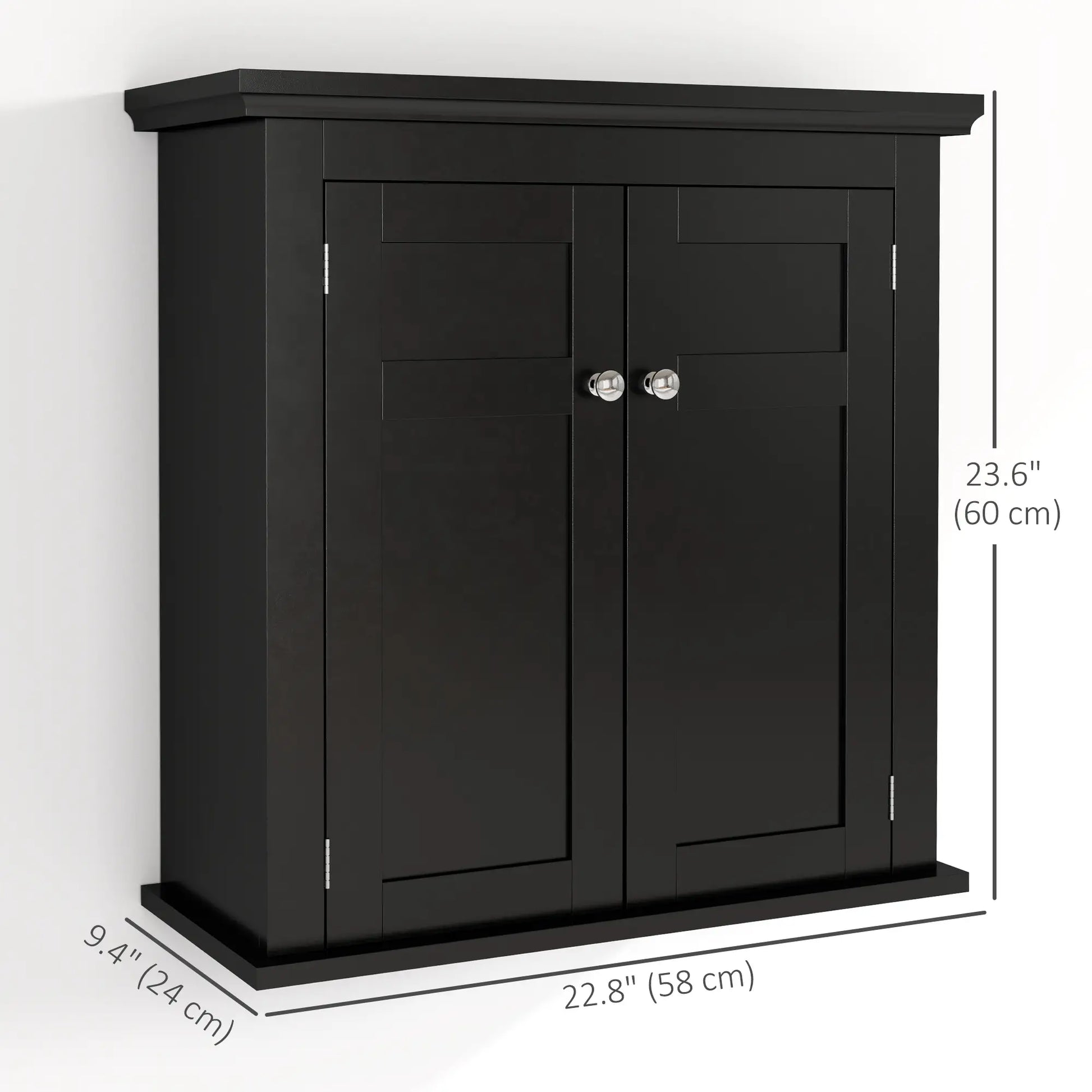 Bathroom Medicine Cabinet, Over Toilet Storage, Adjustable Shelves, Black Bathroom Cabinets at Gallery Canada