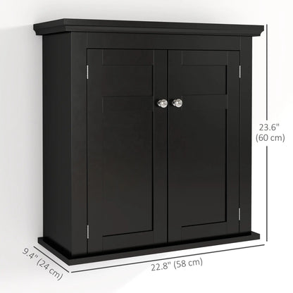Bathroom Medicine Cabinet, Over Toilet Storage, Adjustable Shelves, Black Bathroom Cabinets at Gallery Canada