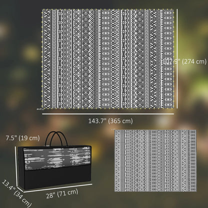 Reversible Outdoor Rug With USB Lights, 12' x 9', Carry Bag For Camping Outdoor Reversible Rugs at Gallery Canada