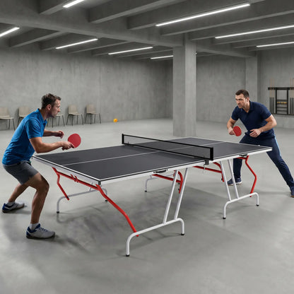 9' x 5' Full Size Table Tennis Table, Folding, Dark Grey Game Tables at Gallery Canada