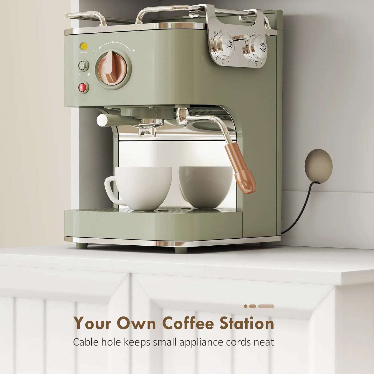 71 Inch Kitchen Pantry Cabinet, Freestanding Hutch with 8 Shelves, White Kitchen Pantry Cabinets at Gallery Canada