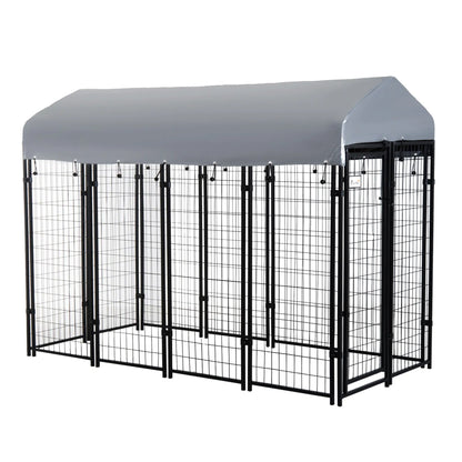 Outdoor Dog Kennel, Waterproof UV-Resistant Cover, 8 x 4 x 6 ft Houses, Kennels & Pens at Gallery Canada