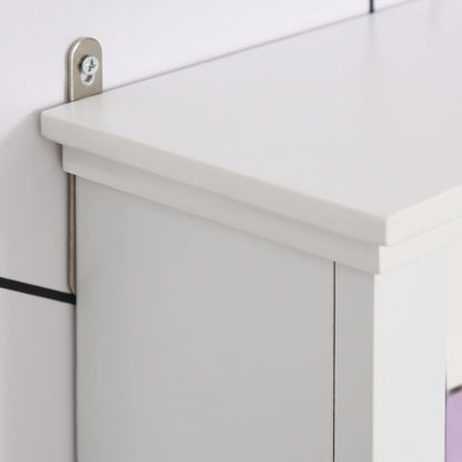 Wall Mounted Medicine Cabinet, 3 Open Shelves, Storage Cupboard, White Wall Mounted Cabinets at Gallery Canada