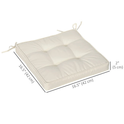 Rattan Furniture Replacement Cushions, 4 Piece, Cream White Patio Chair Cushions at Gallery Canada