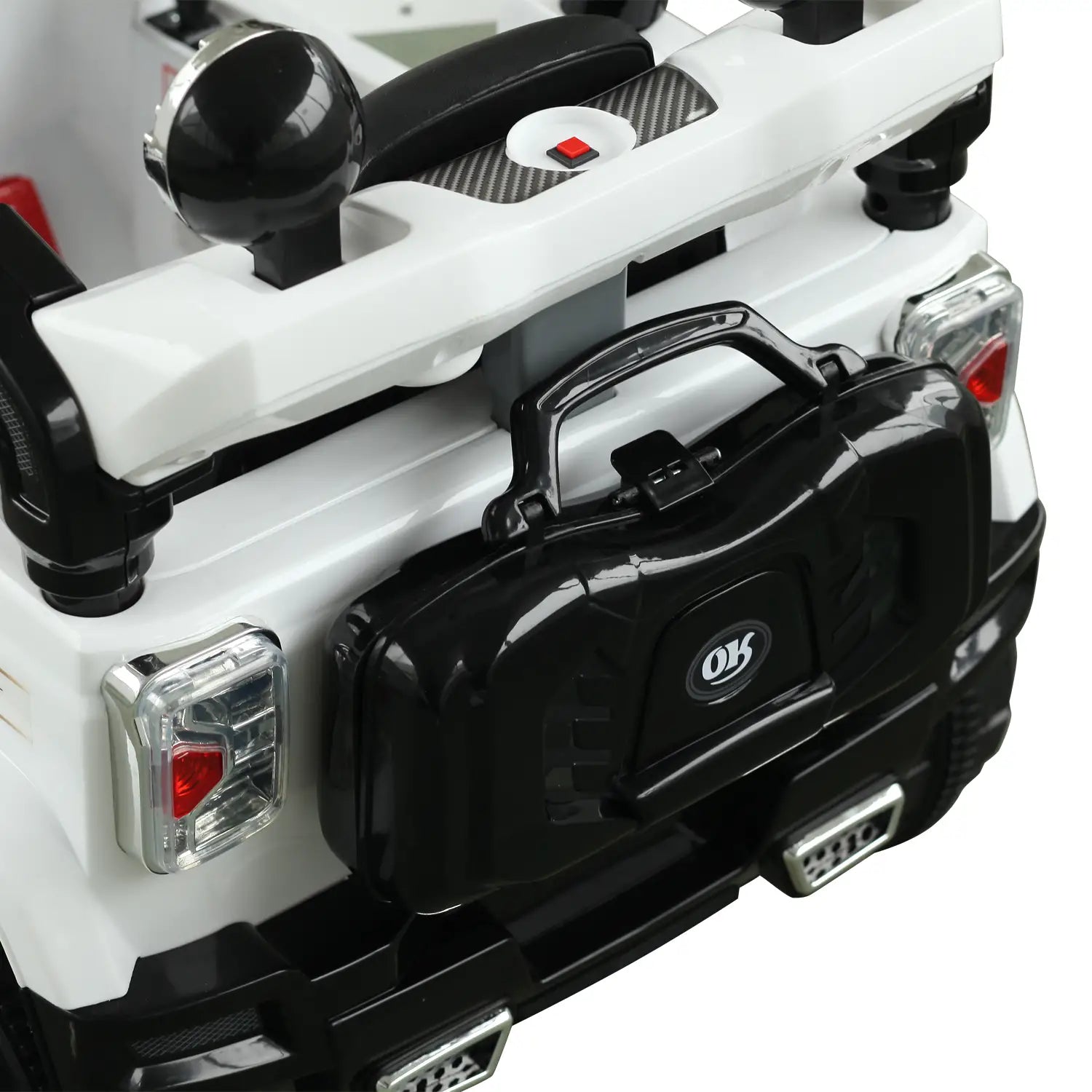 12V Kids Electric Ride On Car, Remote Control, White Electric Toy Cars at Gallery Canada