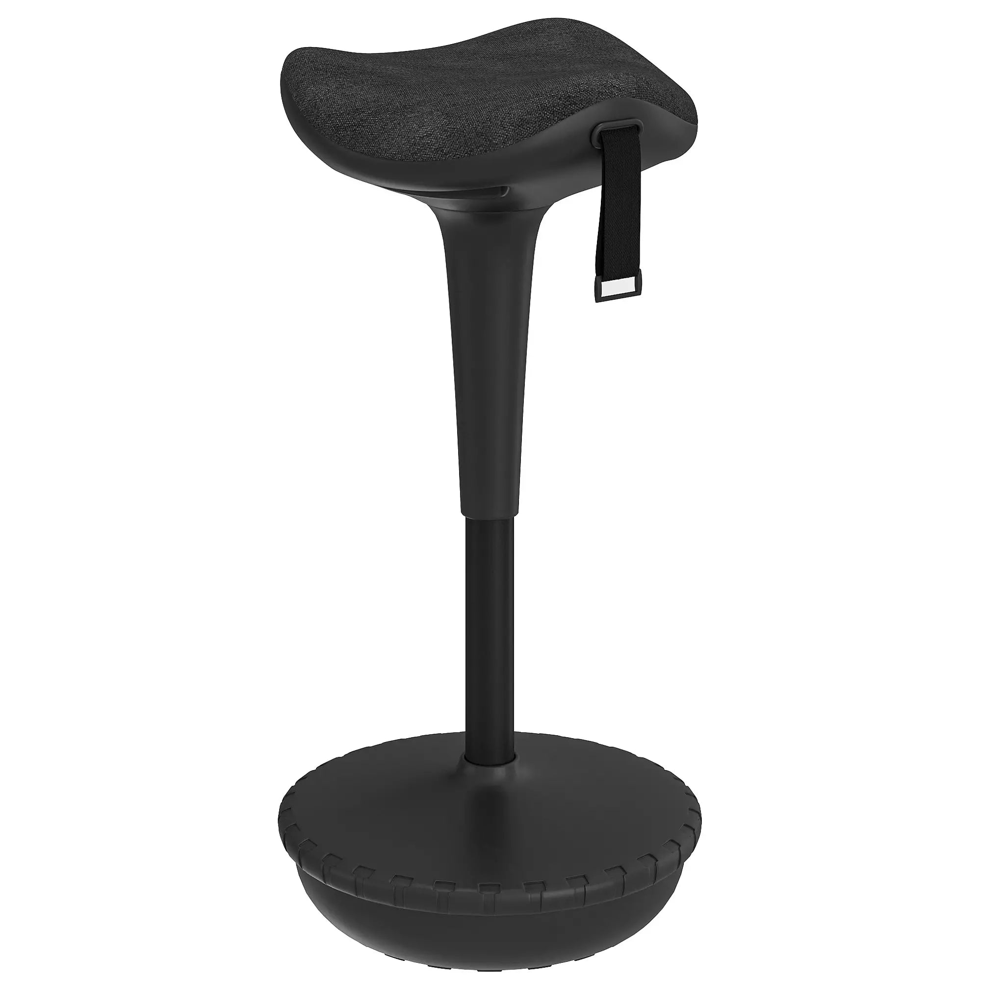 Swivel Standing Desk Chair, Adjustable Ergonomic Stool, Black Office Chairs at Gallery Canada