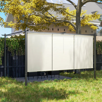 10' x 12' Retractable Pergola Canopy, Wall Mounted or Free Standing, UPF30+ Pergolas at Gallery Canada