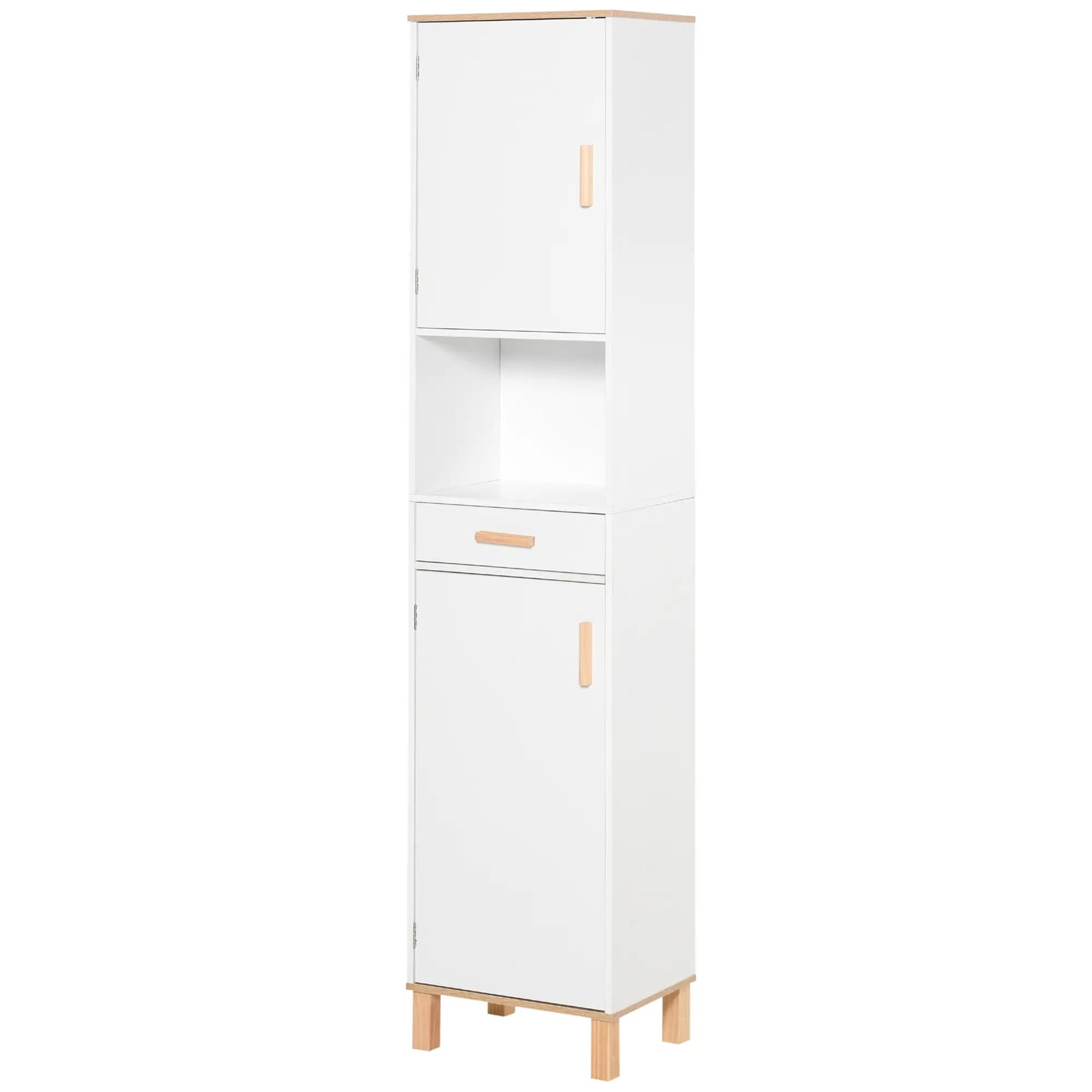 Bathroom Storage Cabinet, Floor Standing Linen Tower, White Bathroom Cabinets at Gallery Canada