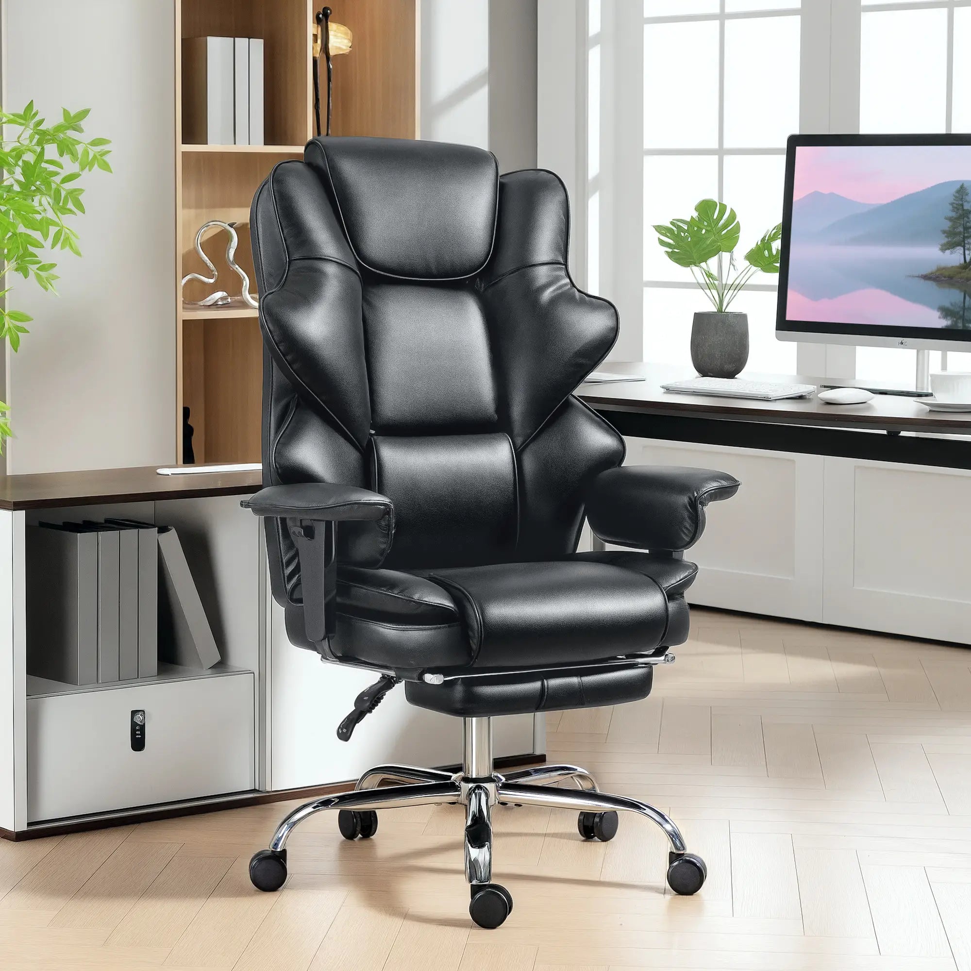 Big and Tall Office Chair, 400 lbs, Overstuffed Desk Chair Executive & Manager Chairs at Gallery Canada