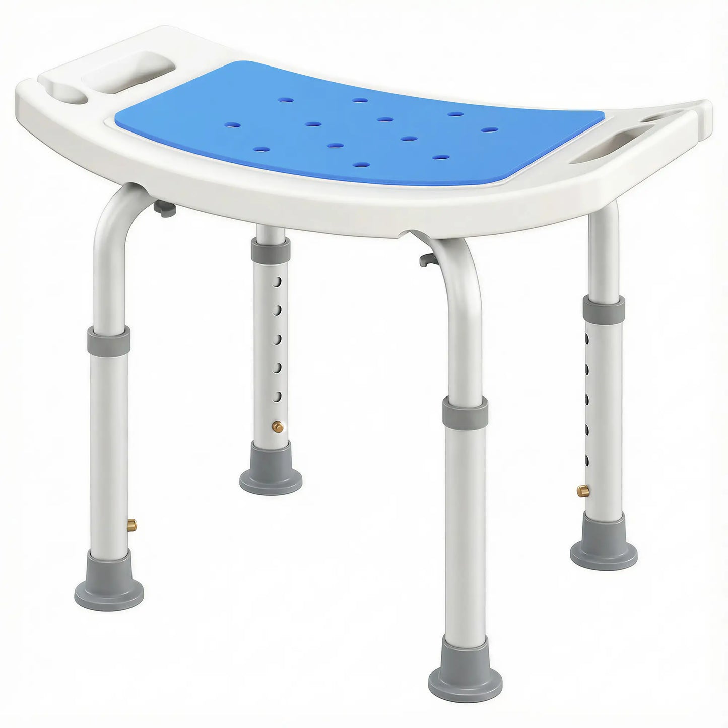 Adjustable Shower Chair, 20.5"W Aluminum, EVA Padded Seat for Seniors Bath Chairs at Gallery Canada