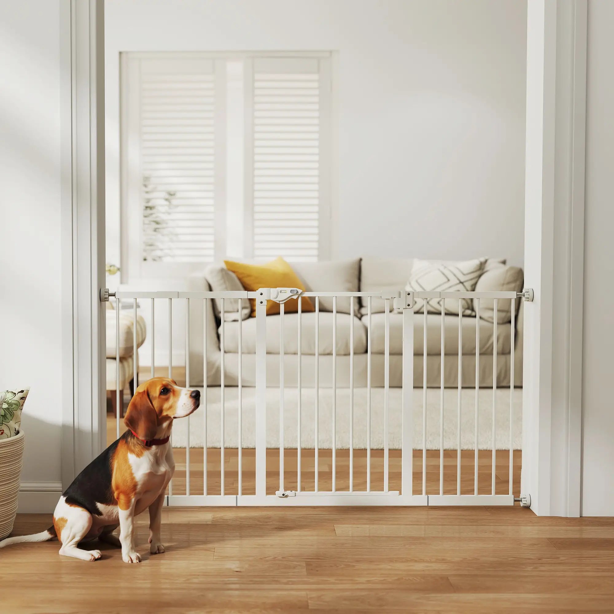 30 Inch Pet Gate with Door, 7