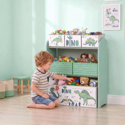 3-Tier Kids Storage Organizer, 6 Bins, Green Baby & Kids Storage at Gallery Canada