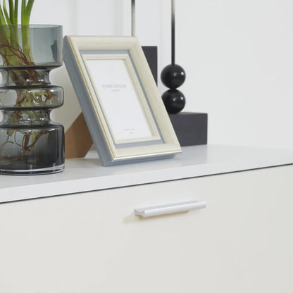 Slim Shoe Storage, 3 Flip Drawers, Adjustable Shelves, 15 Pair, High Gloss, White Shoe Storage Cabinets & Racks at Gallery Canada