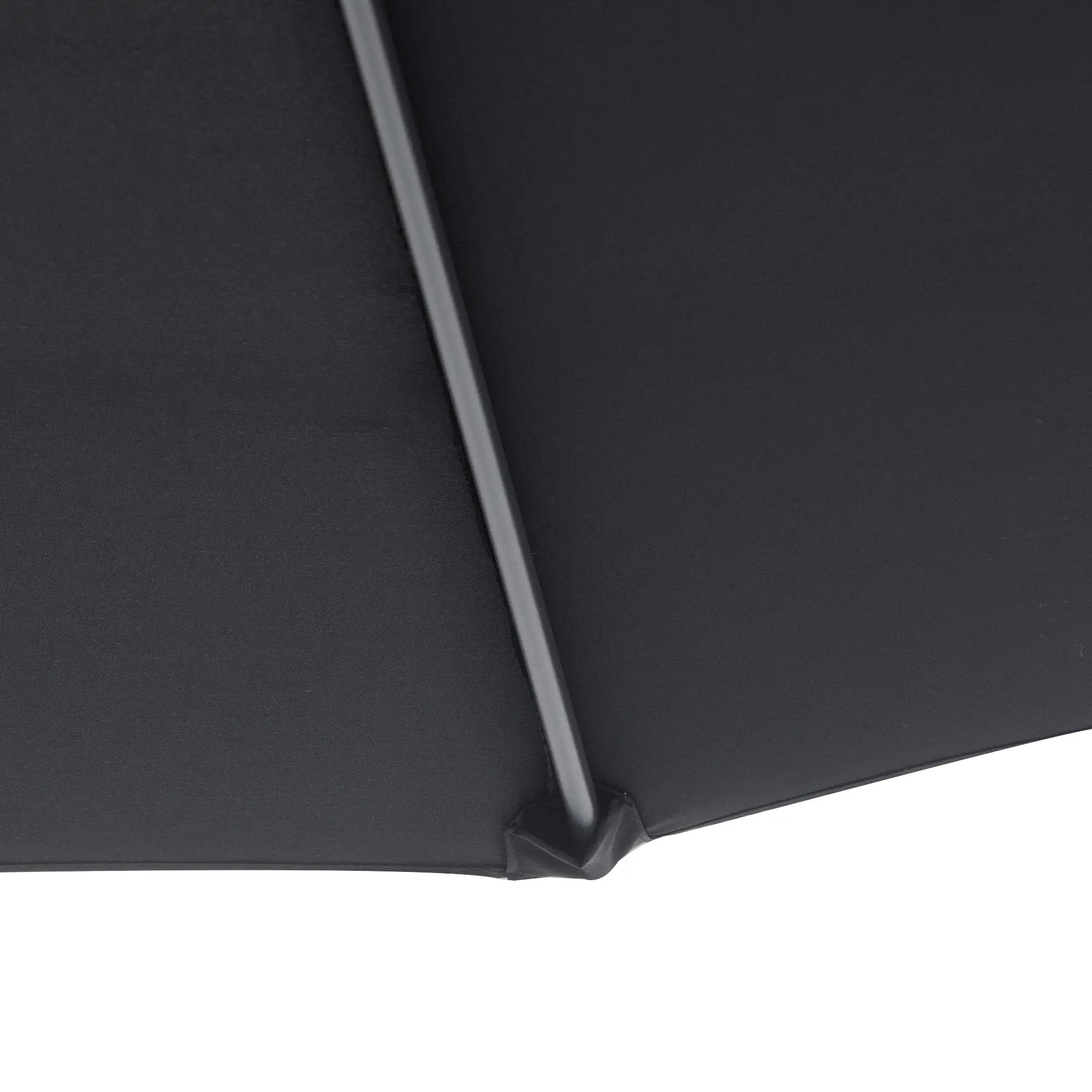 10' Deluxe Patio Umbrella, Outdoor Market Parasol, Black Cantilever Umbrellas at Gallery Canada