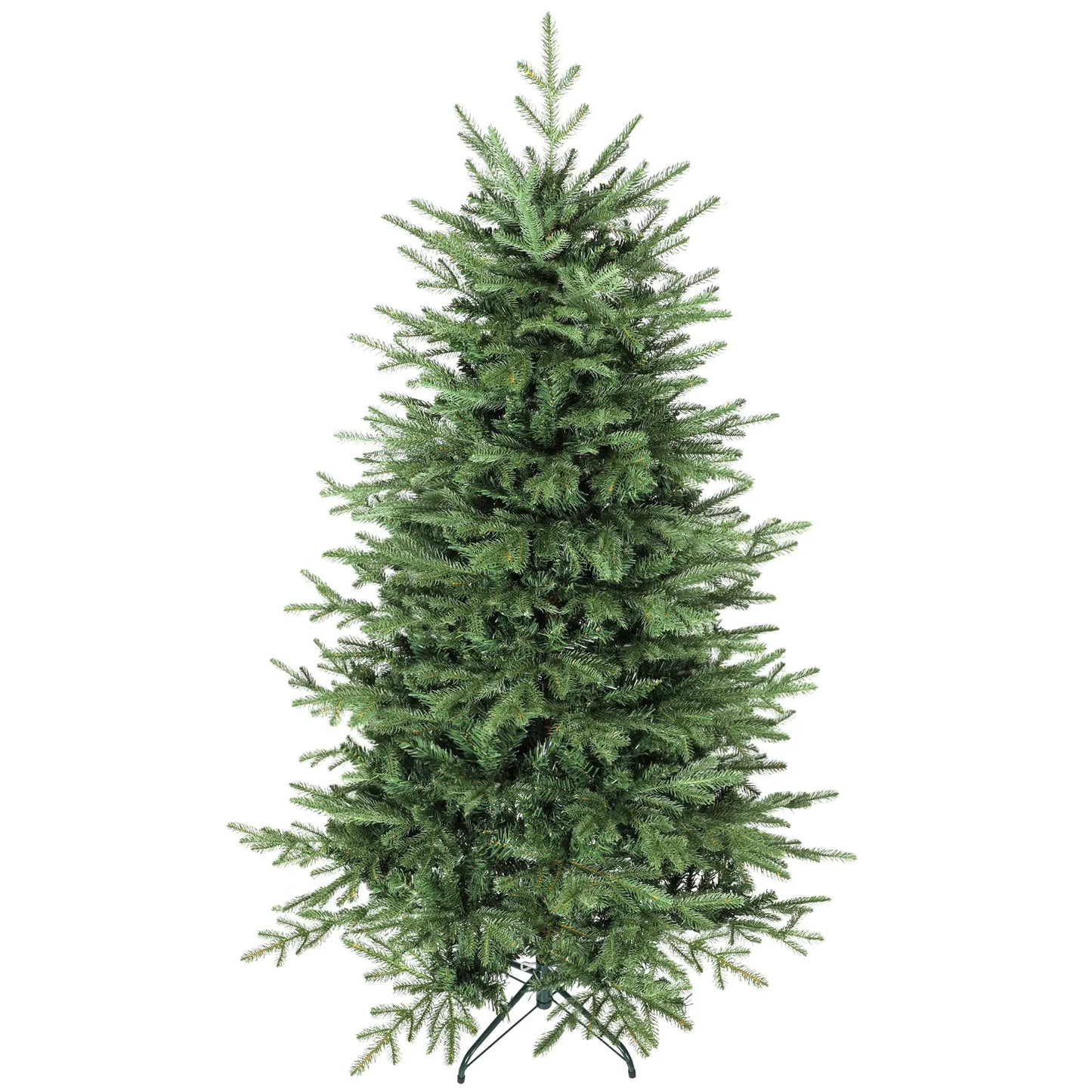 6 ft Artificial Christmas Tree, Dense Realistic Branches, Full Ponderosa Fir, Hinged, Easy Assembly Artificial Christmas Trees at Gallery Canada