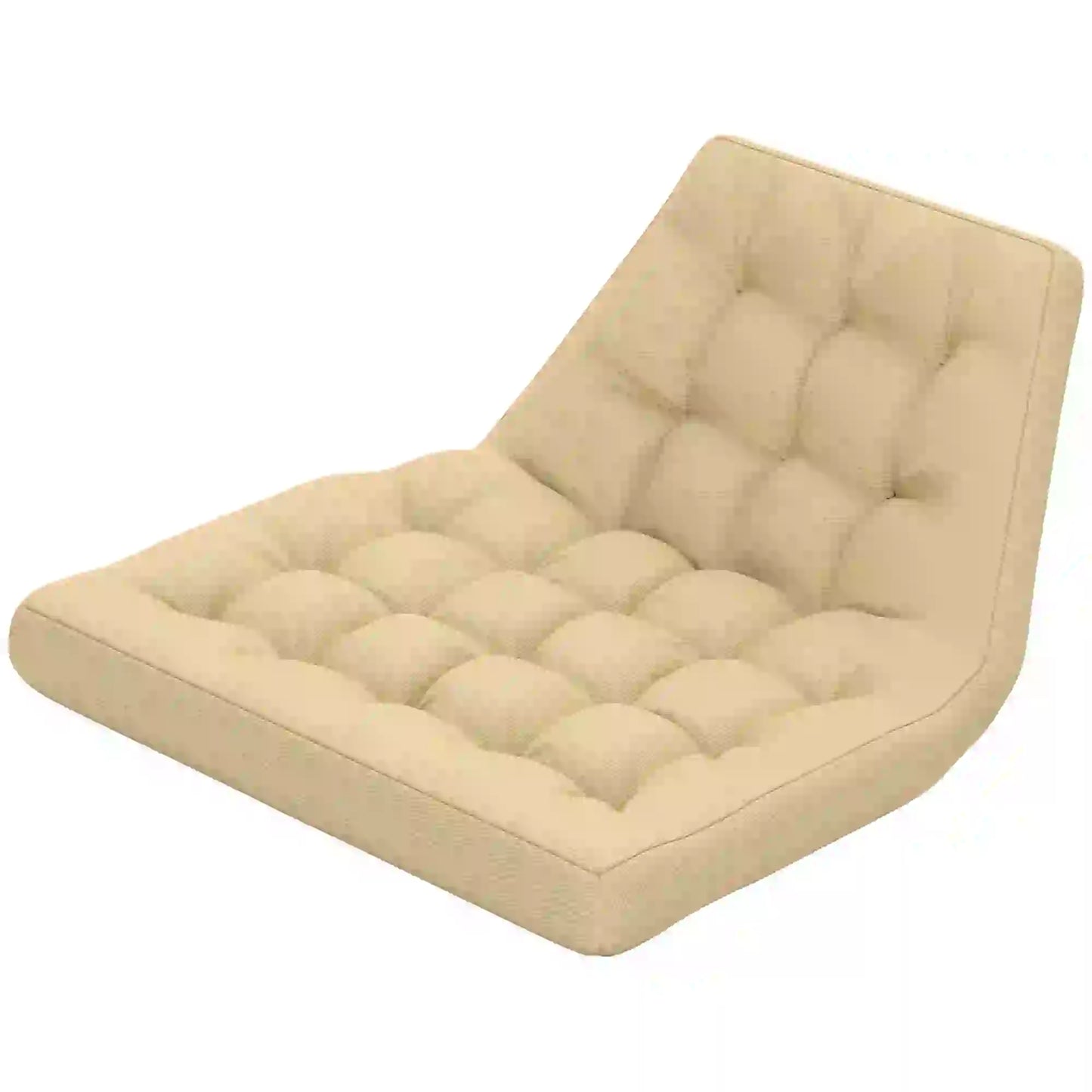 Outdoor Swing Cushion, Tufted Patio Cushion, Beige Patio Chair Cushions Beige and Black at Gallery Canada