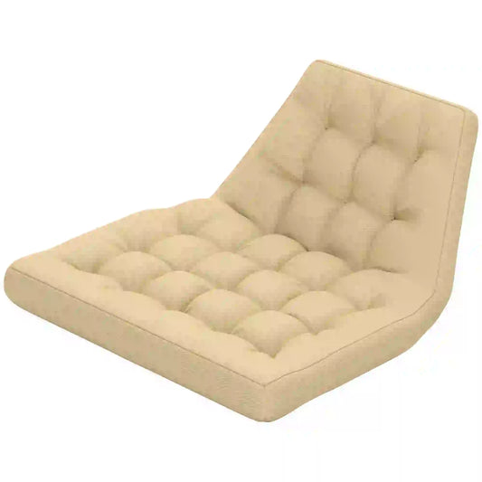 Outdoor Swing Cushion, Tufted Patio Cushion, Beige Patio Chair Cushions Beige and Black at Gallery Canada