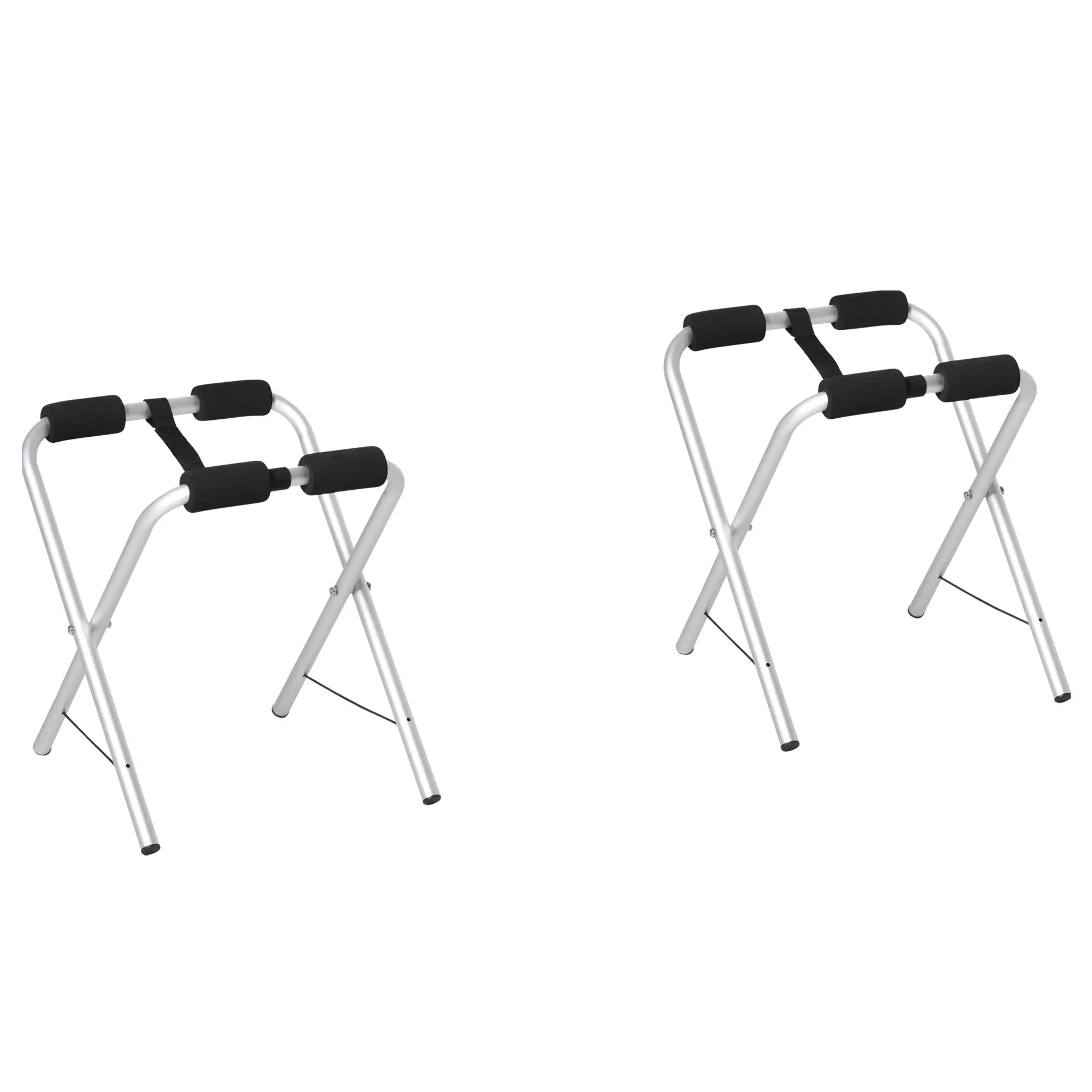 Universal Kayak Storage Stand, Rack, Aluminum Frame, Folding Design, 2 Pieces Kayak Carts Silver at Gallery Canada