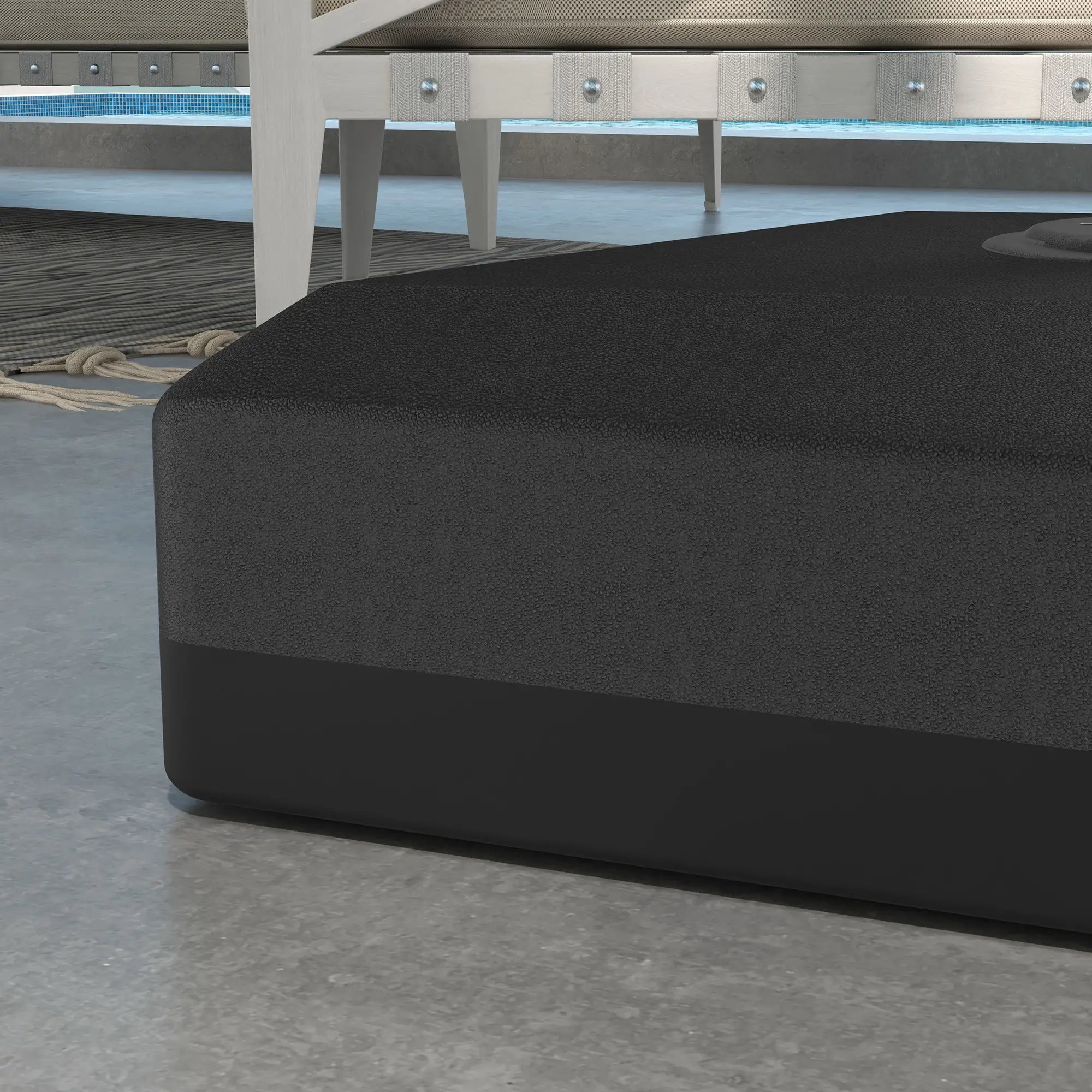 Heavy Duty Cantilever Umbrella Base, Liftable Wheel, Adjustable Foot Pads Umbrella Bases at Gallery Canada