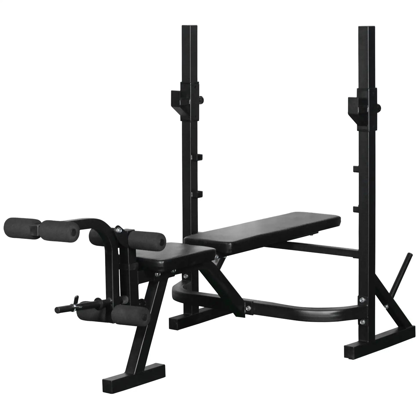 Weight Bench, Flat Incline Decline, Squat Racks, Leg Developer, Plate Stand Weight Benches Black at Gallery Canada
