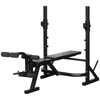 Weight Bench, Flat Incline Decline, Squat Racks, Leg Developer, Plate Stand Weight Benches Black at Gallery Canada