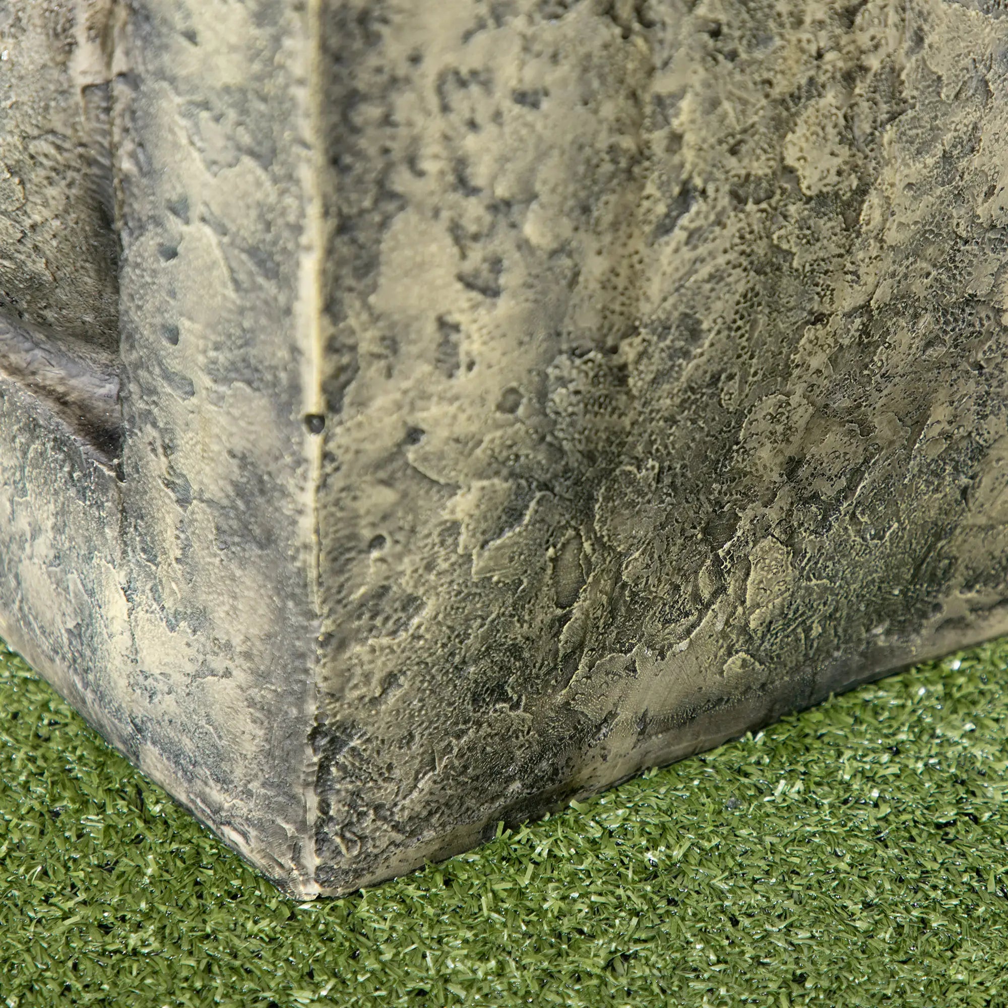 Outdoor Fountain, 4-Tier Stone Look Bowls, Adjustable Flow, LED Lights Water Fountains at Gallery Canada
