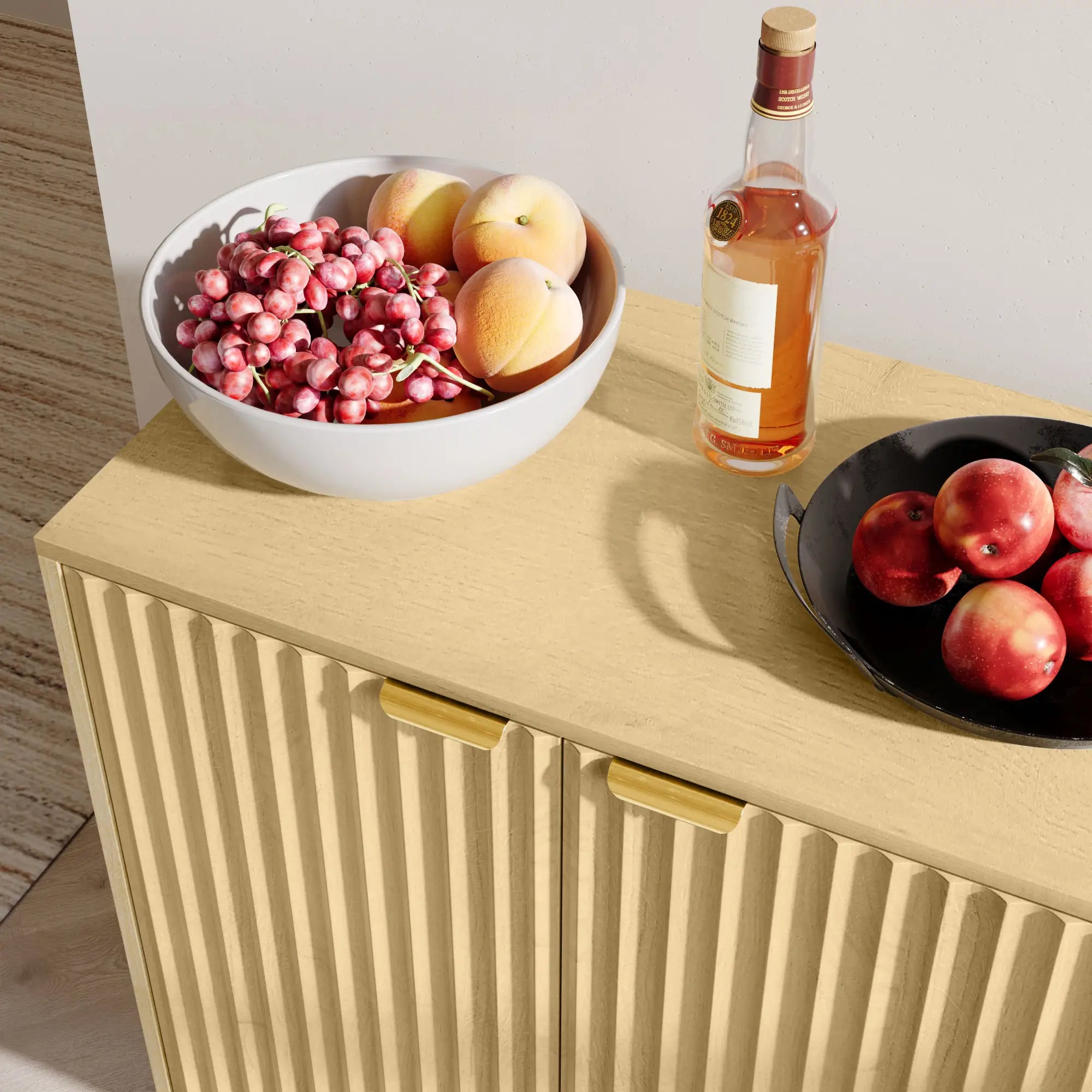 Fluted Sideboard Buffet, 55