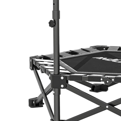 "42" Mini Trampoline Pliable avec Poignée en Mousse Ajustable