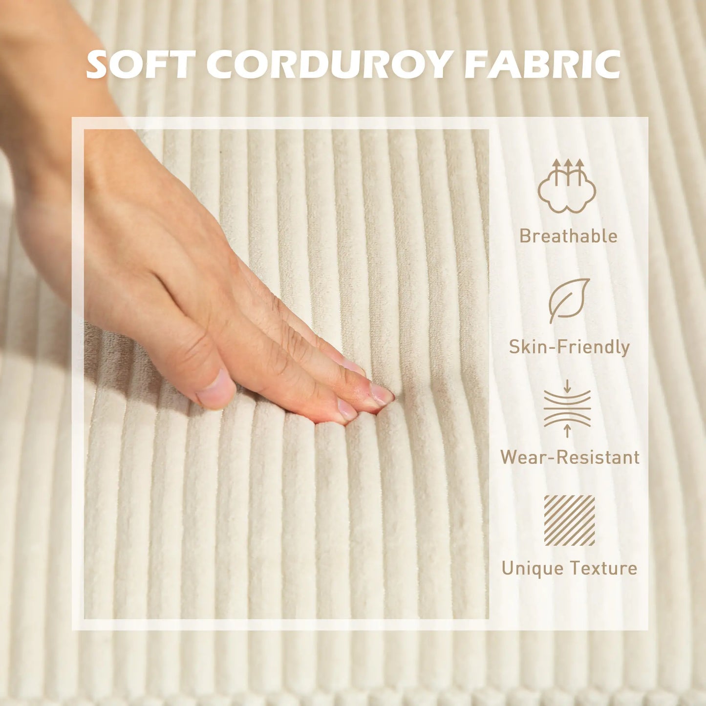 L Shaped Sofa with Chaise Lounge, Spring Cushion, Beige Sofas & Reclining Chairs at Gallery Canada