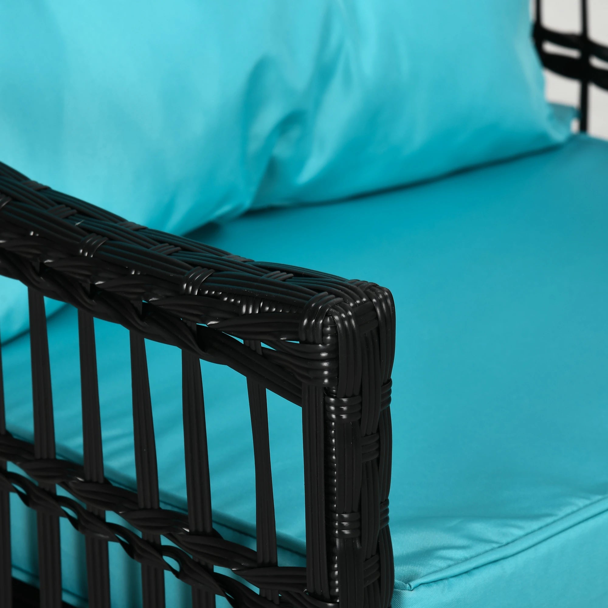 3-Piece Outdoor PE Rattan Rocker Chair Set, 25