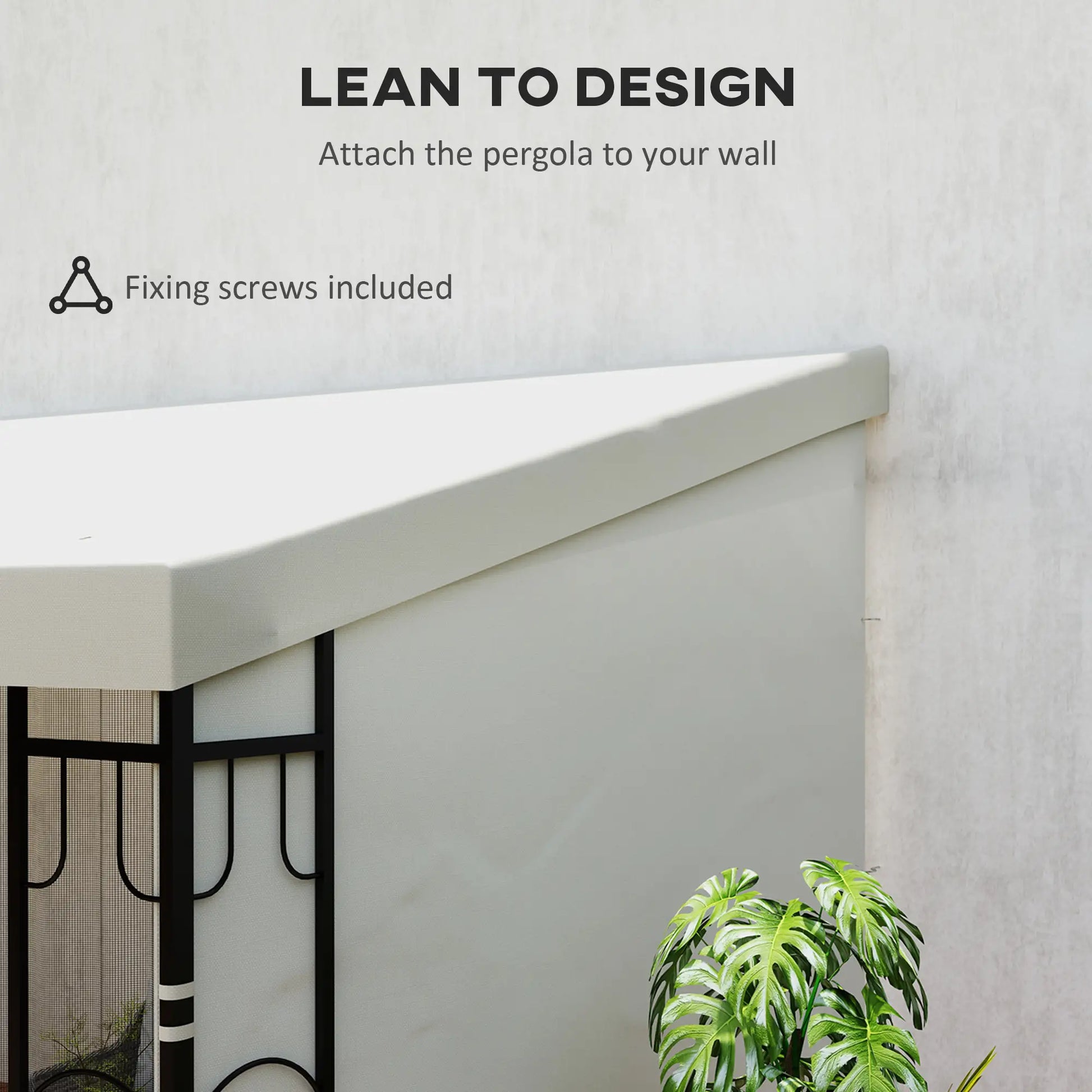 10' x 13' Outdoor Pergola, UV Resistant, with Curtains, Beige Pergolas at Gallery Canada