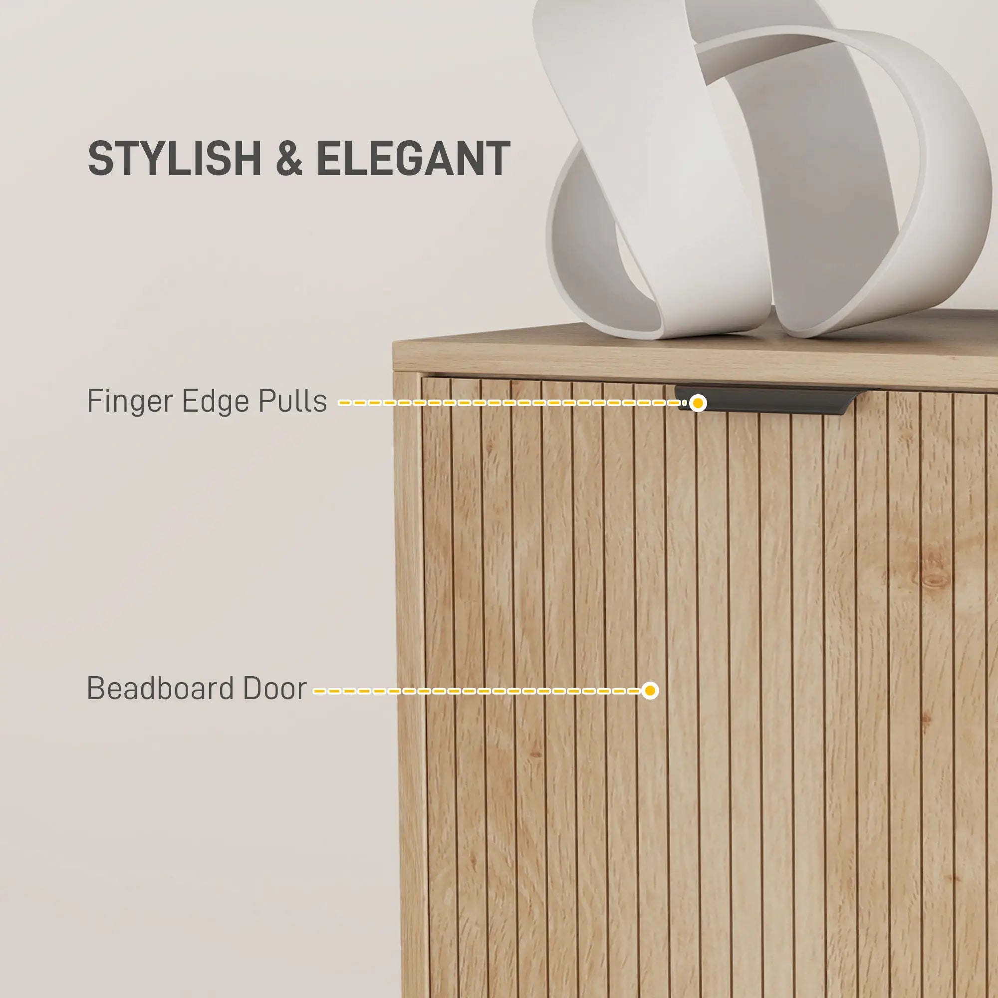 Accent Cabinet with Doors, Adjustable Shelf, Wood Legs, Oak Storage Cabinets at Gallery Canada