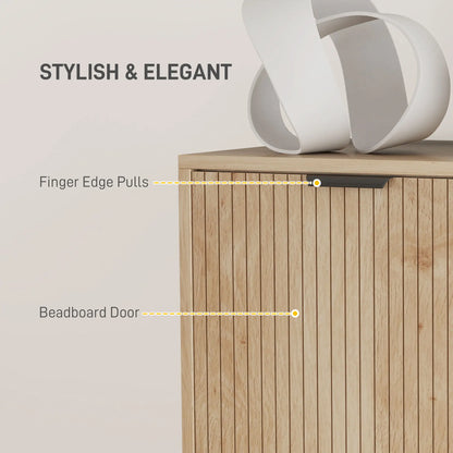 Accent Cabinet with Doors, Adjustable Shelf, Wood Legs, Oak Storage Cabinets at Gallery Canada