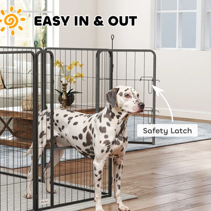 39" Dog Playpen, Portable Foldable 8 Panels, Indoor Outdoor, Large Dogs Houses, Kennels & Pens at Gallery Canada